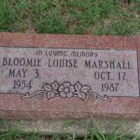 Bloomie Louise MARSHALL