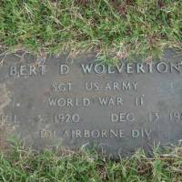 Burton Delva "Bert" (NEW) WOLVERTON (VETERAN WWII)