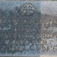 Earl W (NEW) JOHNSTON (VETERAN WWI)