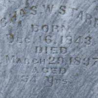 Charles Washington STARR (CLOSE-UP)